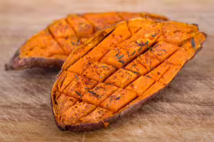 Baked sweet potatoes