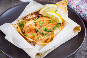 Salmon papillote