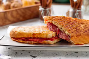 Salami panini