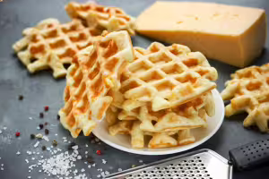Cheese waffles