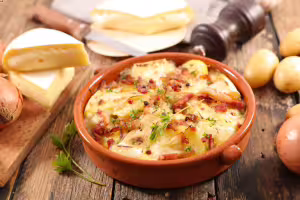 Montbéliard sausage tartiflette