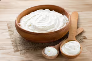 Homemade sour cream