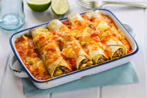 Beef enchiladas