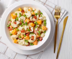 Insalata di cavolo bianco con pancetta