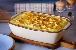 Hake gratin