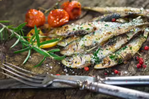 Sardines with rosemary