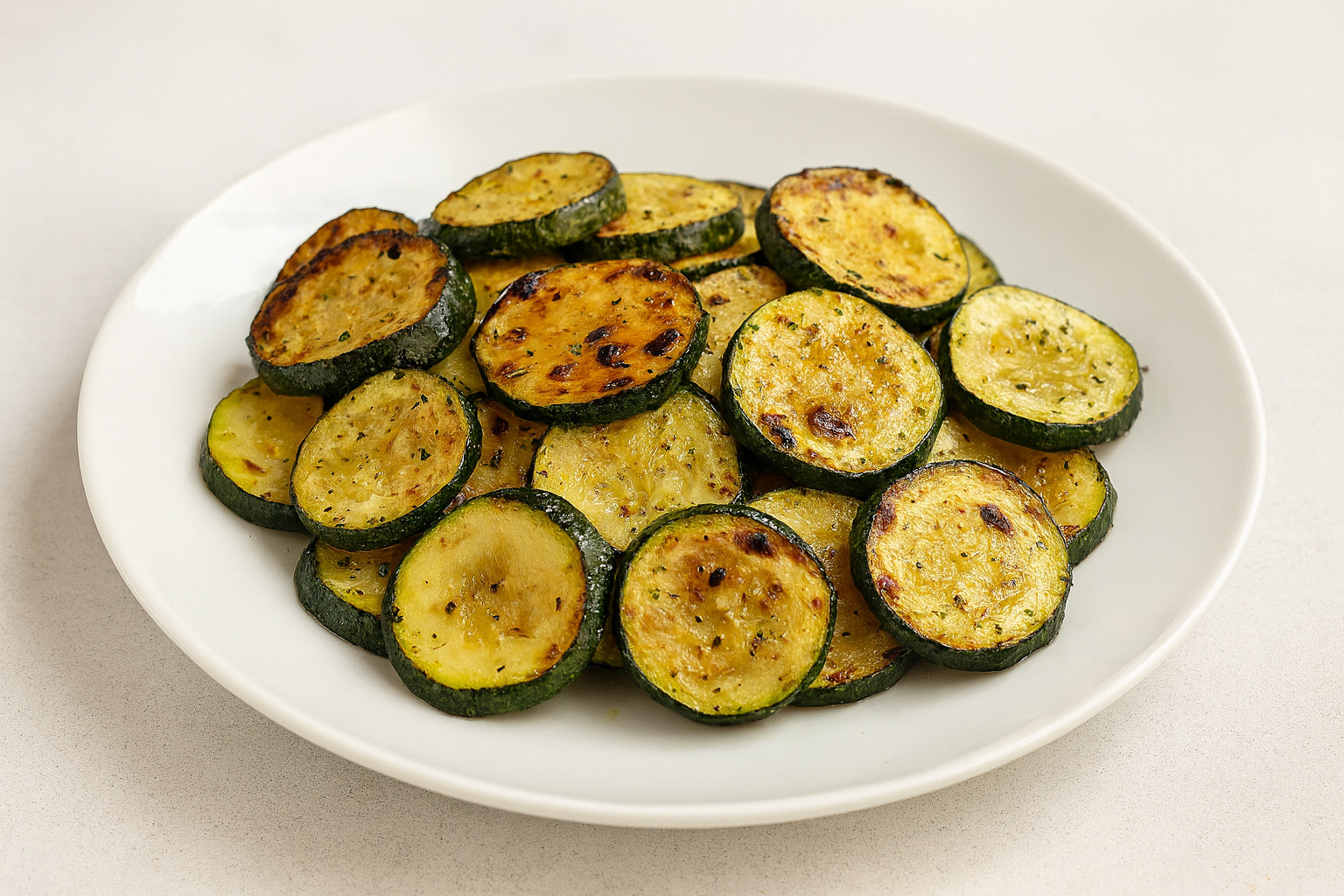 Courgettes marinées ail et citron
