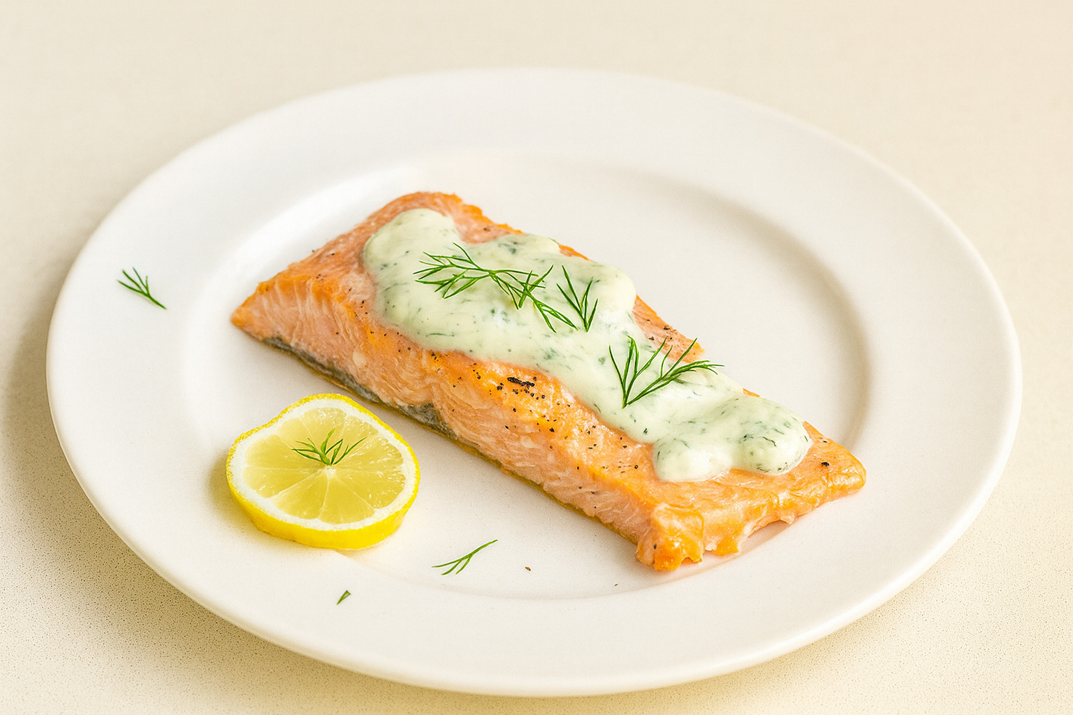 Pavé de saumon au four